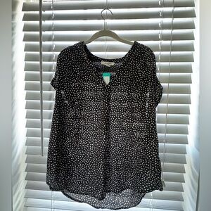 Dark gray blouse - NEW WITH TAGS